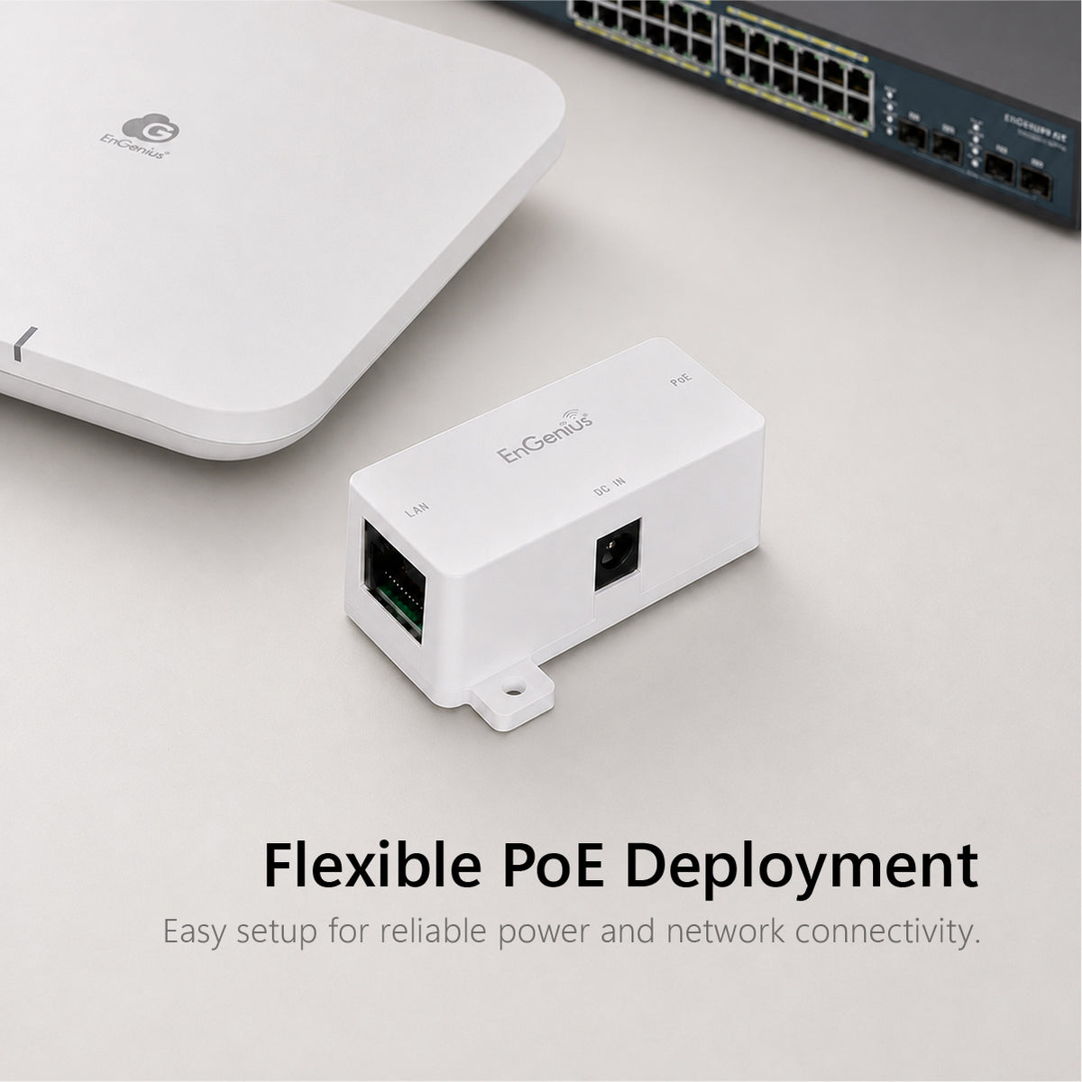 EPE-1212-PoE injector for 12/24V