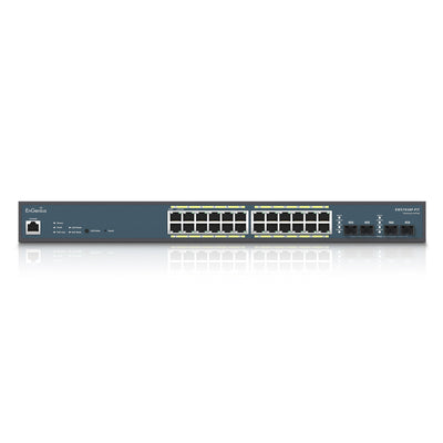 EWS7928P-FIT: EnGenius Fit 24-Port Power over Ethernet Switch 240W Gigabit PoE+