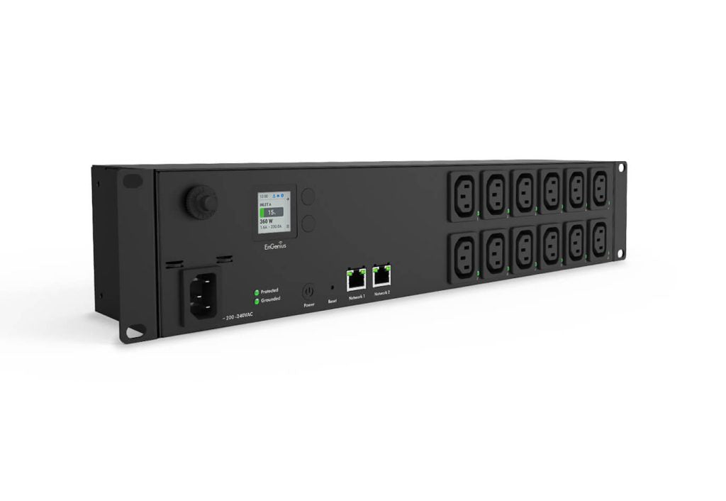 ECP212-INT: 12 Outlet Cloud Managed Switchable Smart PDU