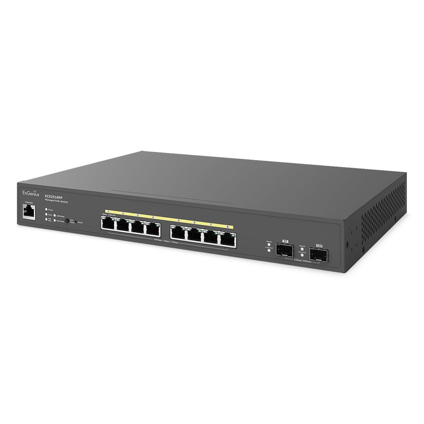 8 Port 240W PoE+ Multi-Gigabit Switch 