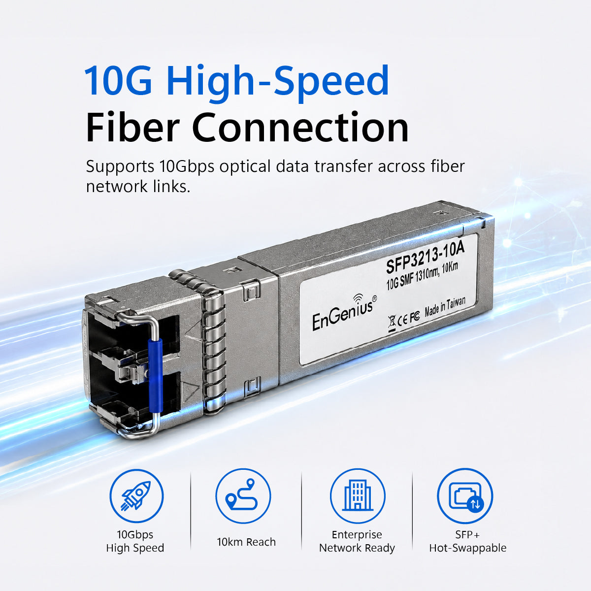 SFP3213-10A: SFP+ Switch 10Gig Transceiver Module
